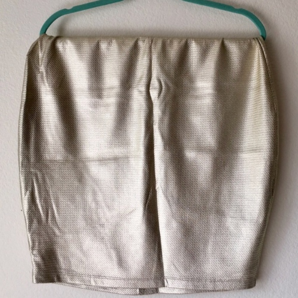 Metallic Gold Skirt